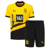 Borussia Dortmund Home Kids Football Kit 23/24
