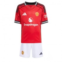 Manchester United Home Kids Kit 25/26